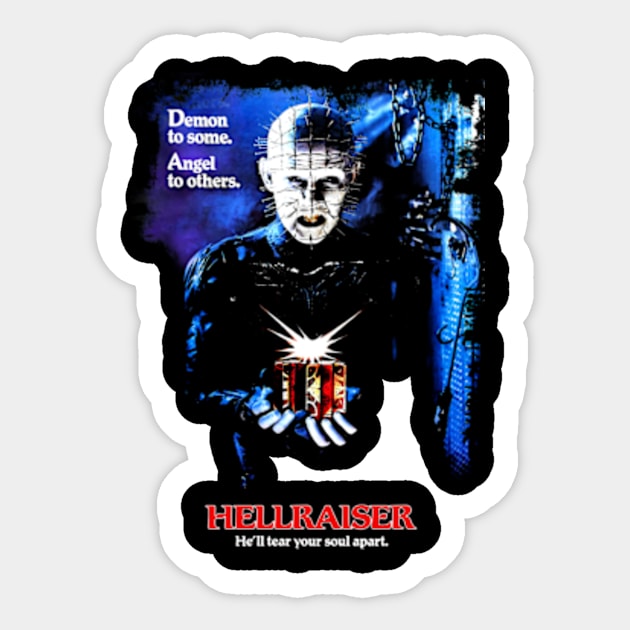 Novastar camisetas pelicula de terror Hellraiser Sticker by Ahana Hilenz